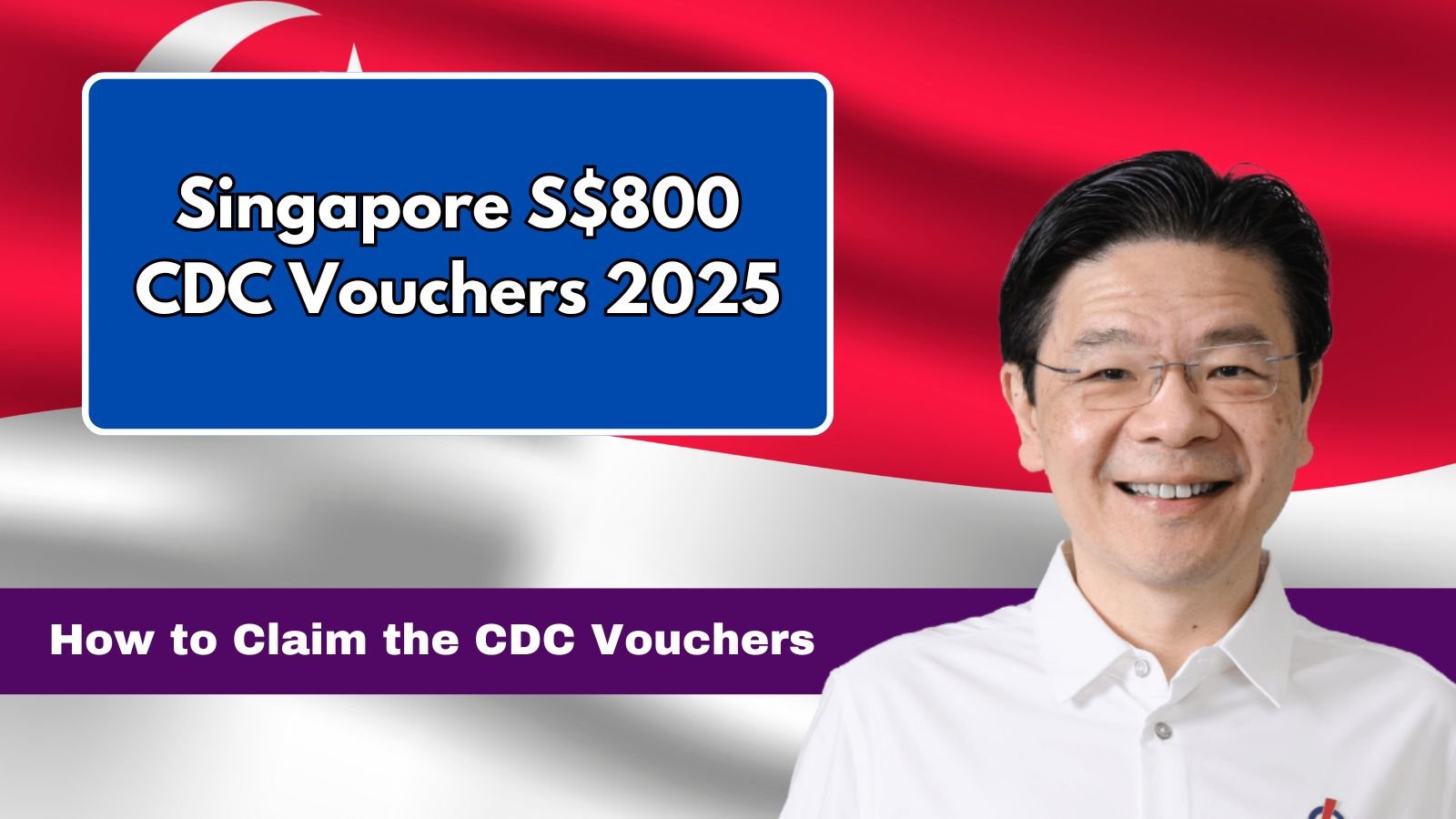 Singapore S$800 CDC Vouchers